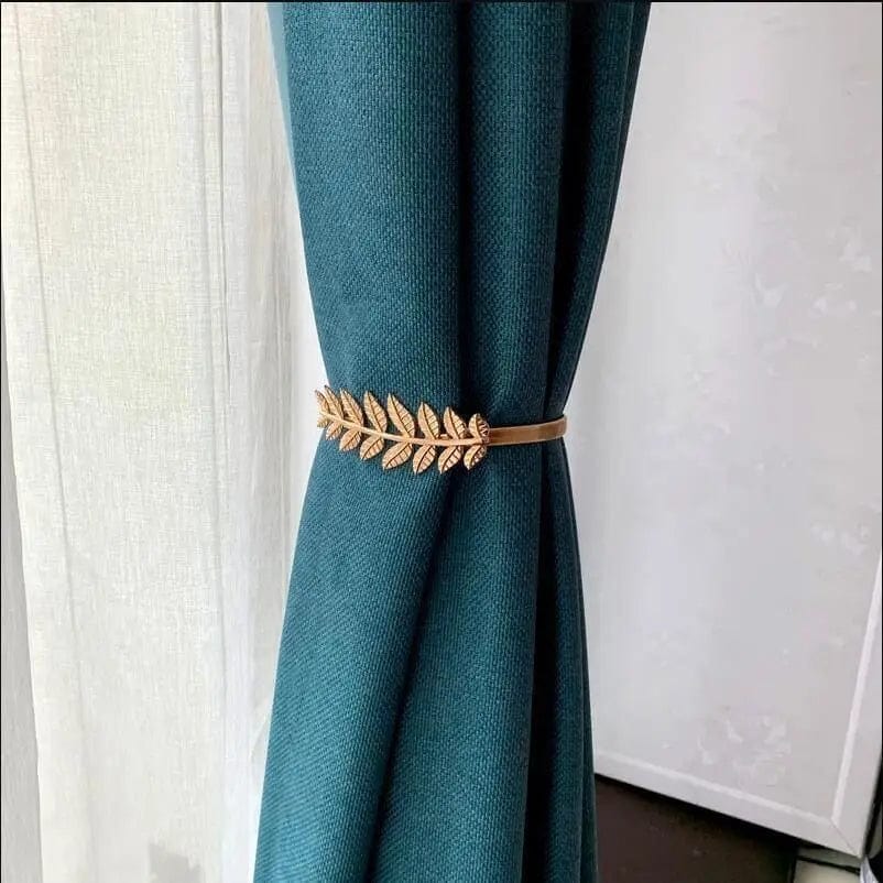 Embrasse rideau feuille de bronze L'atelier Rideau